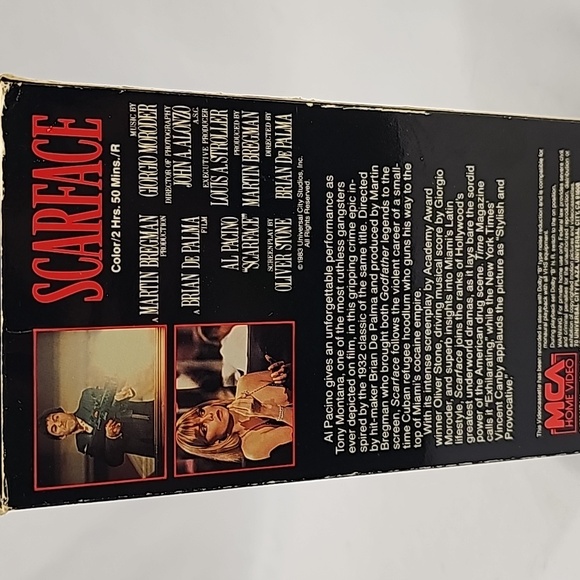 Scarface - 2 tapes VHS Set - Picture 3 of 5
